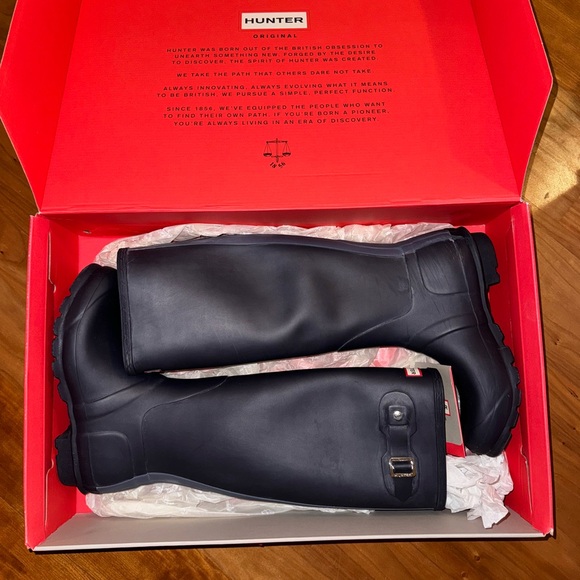 Hunter Original Stripe Rain Boots - Picture 1 of 10